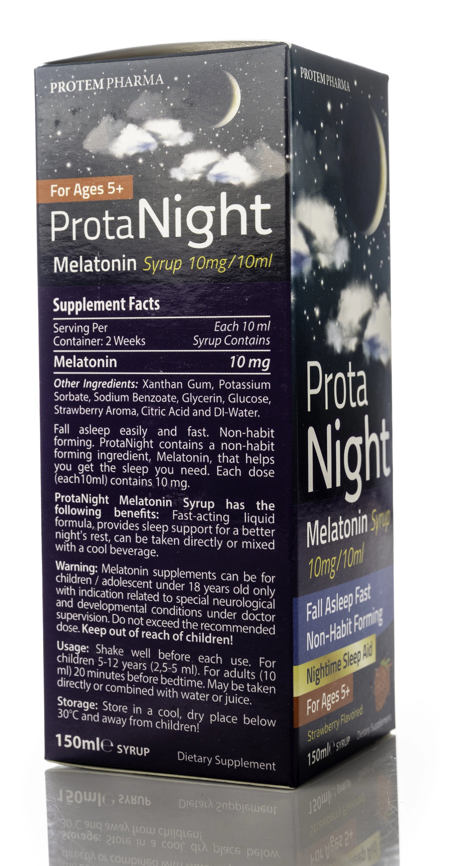 Prota Night Melatonin 10mg/10ml Syrup 150ml