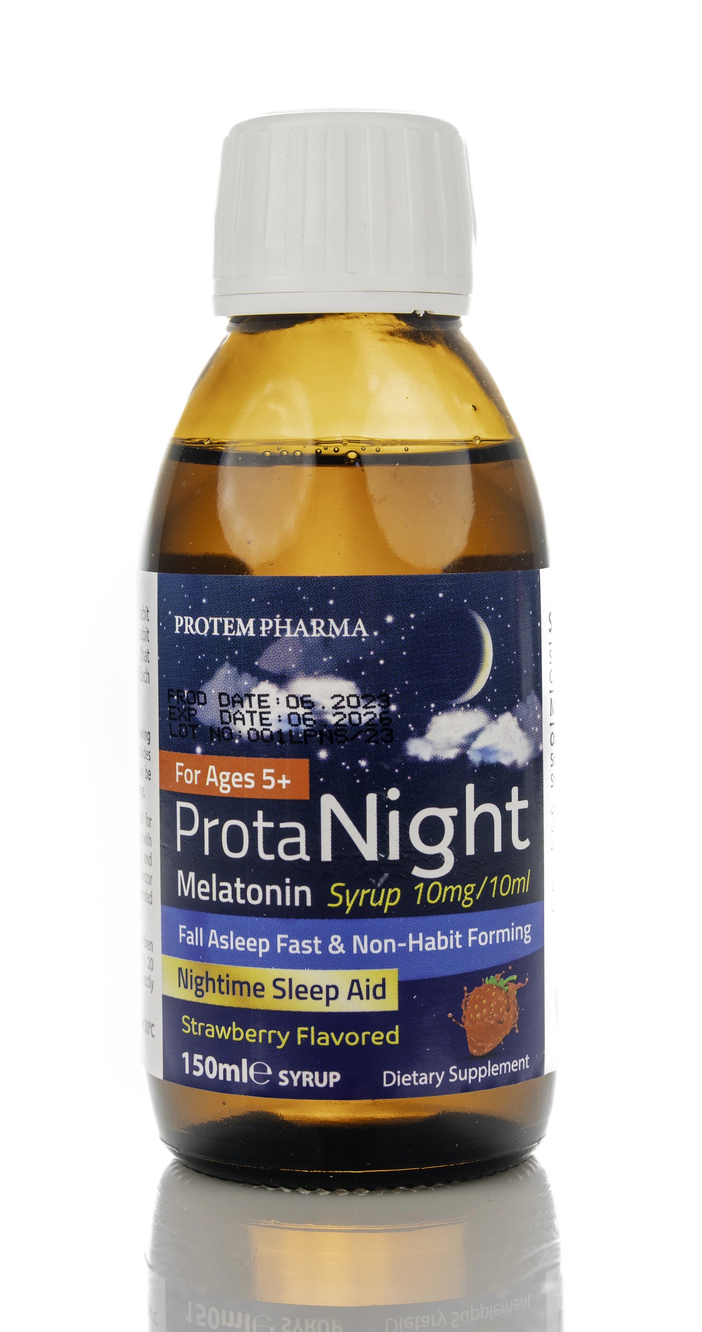 Prota Night Melatonin 10mg/10ml Syrup 150ml