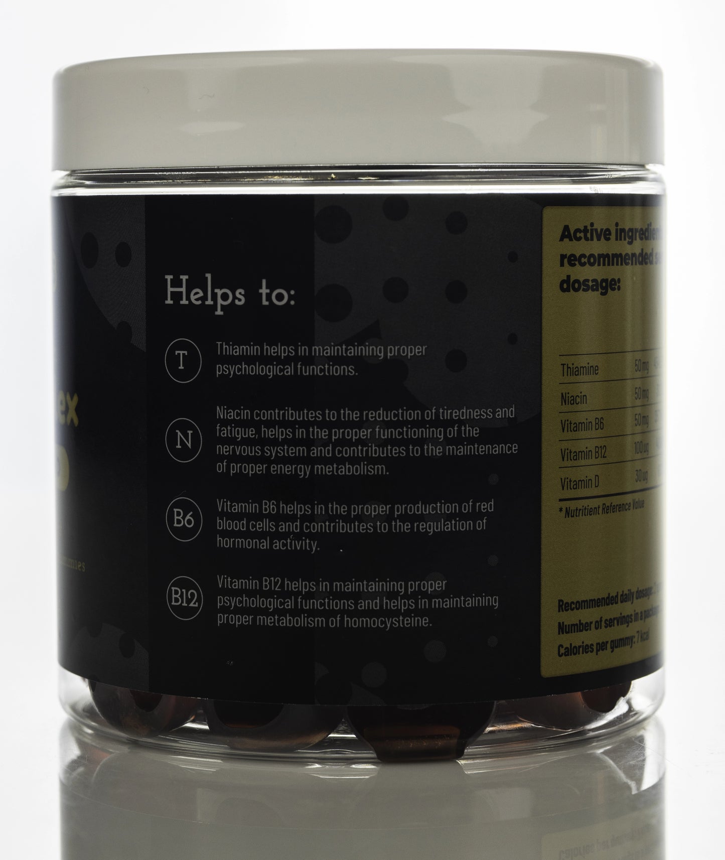 Med+ Gummies Premium B-Complex + Vitamin D 60 Gummies