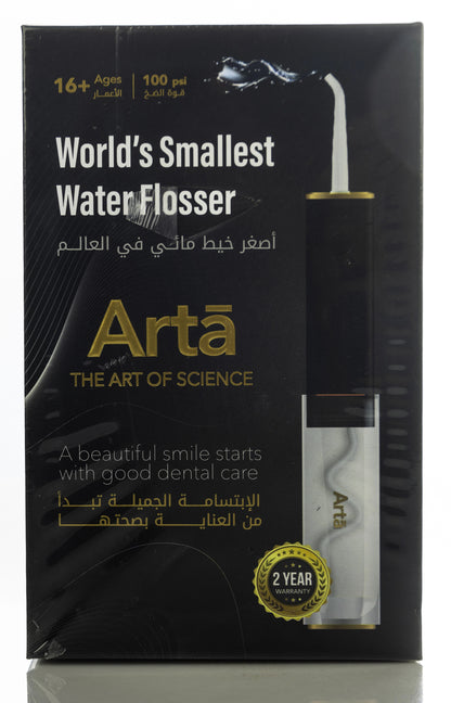 Arta Mini Water Flosser 100Psi Black [S]