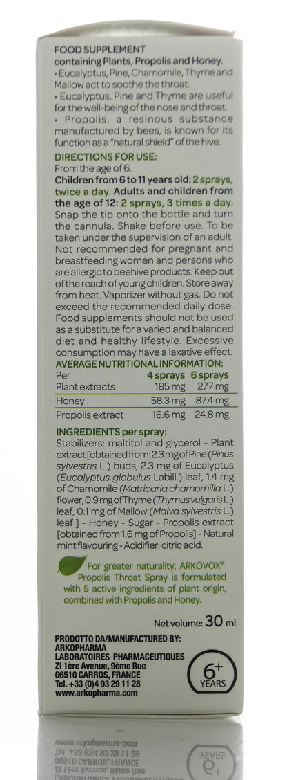 Arkopharma Arkovox Propolis Throat Spray 30ml