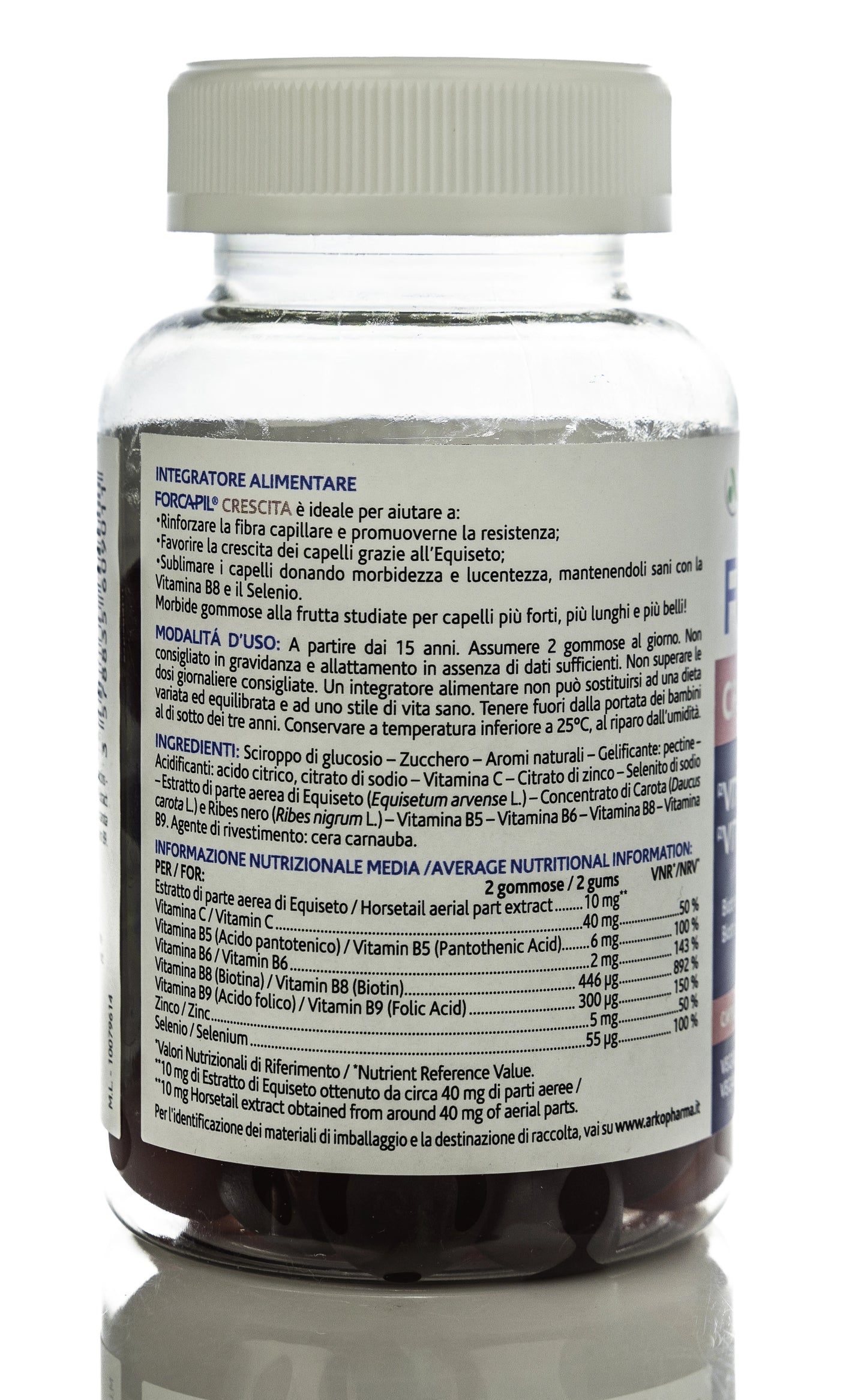 Arkopharma Forcapil Growth Hair & Nails 60 Gummies
