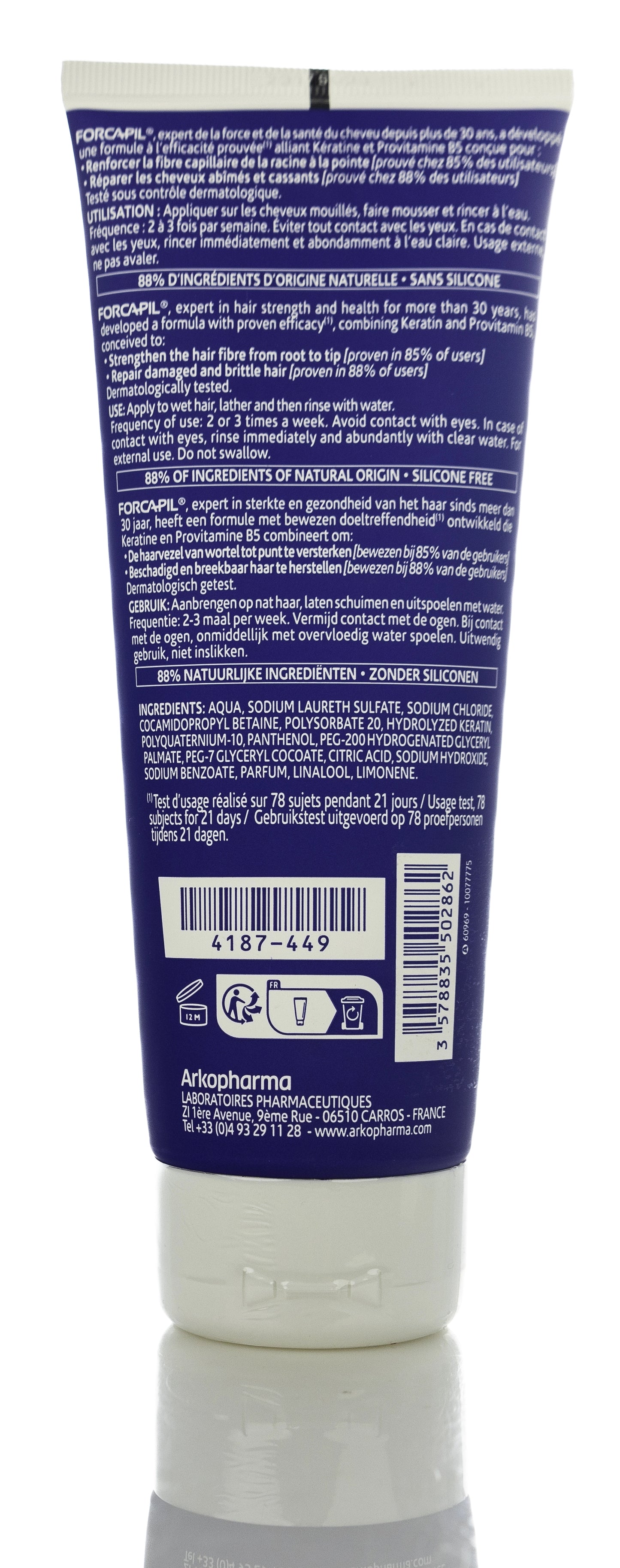 Arkopharma Forcapil Keratin+ shampoo 200 Ml