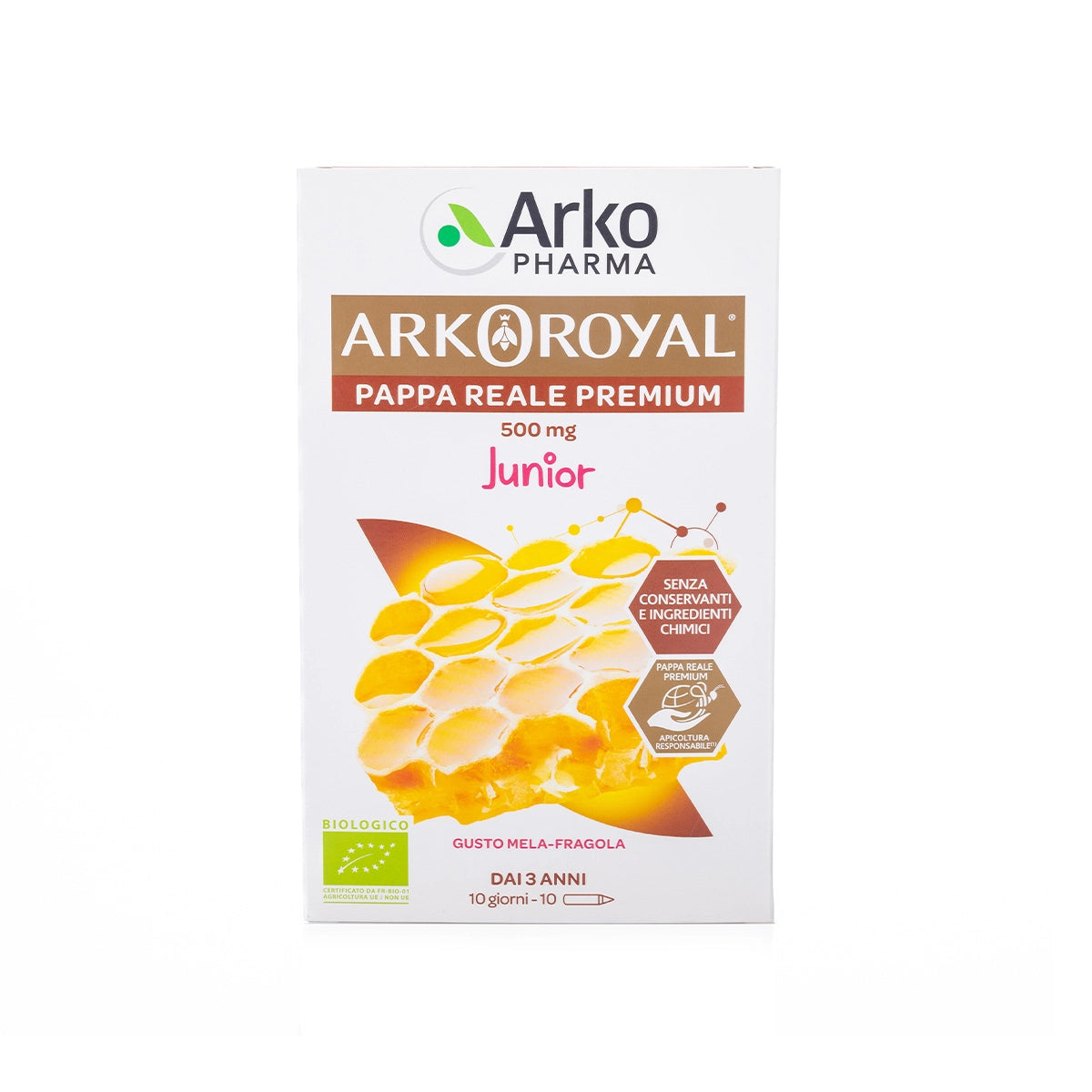 Arkopharma Arkoroyal Junior Premiumr Royal Jelly 500mg 10Vials