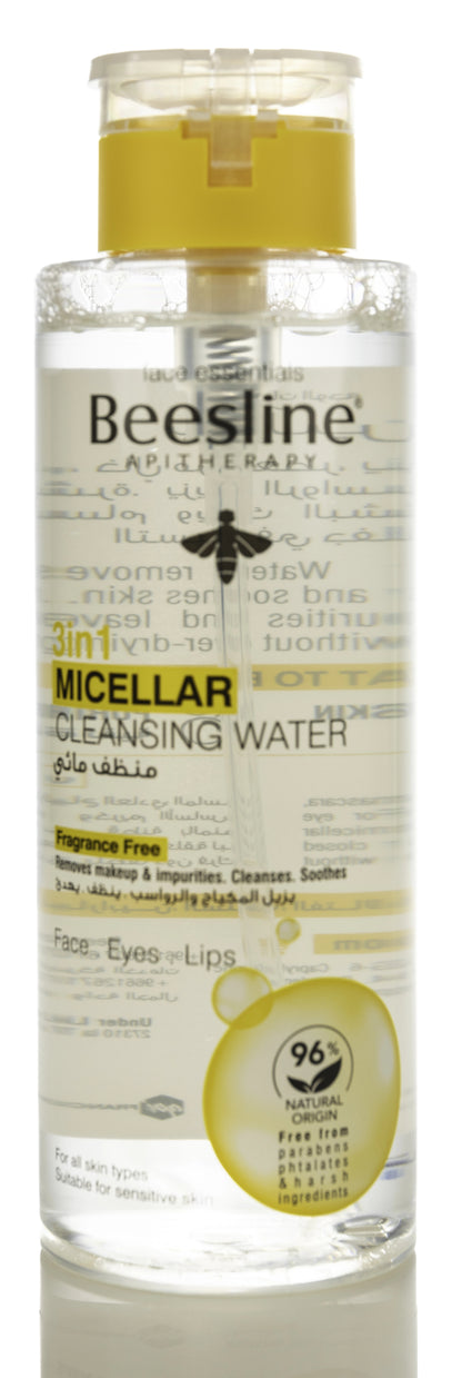 Beesline 3In1 Micellar Cleansing Water Fragrance Free 400 Ml 1+1 Offer Pack