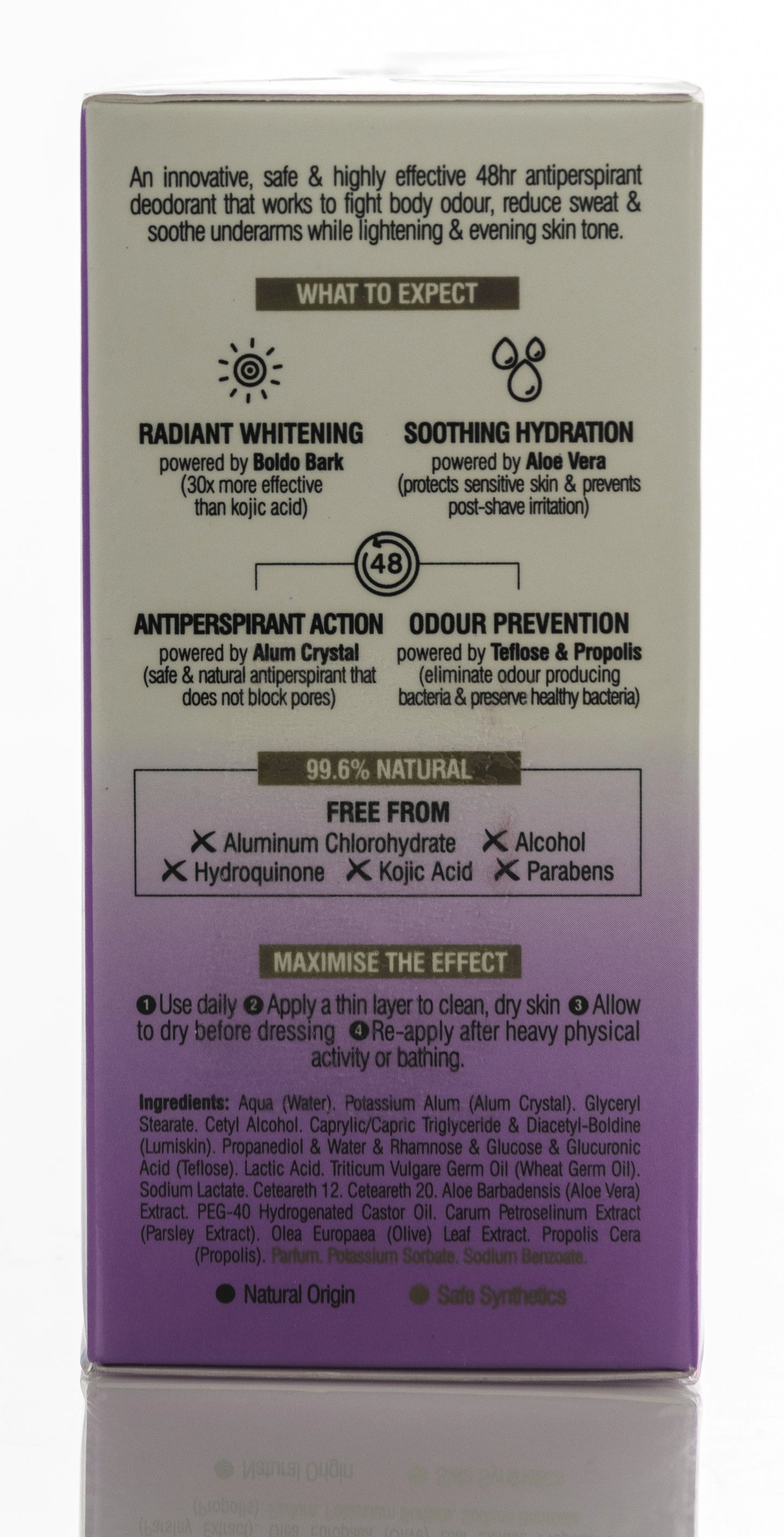 Beesline 48 Hours Whitening Roll On Deo Beauty Pearl 50 Ml 1+1 Offer Pack