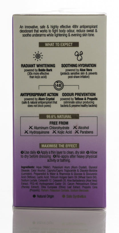Beesline 48 Hours Whitening Roll On Deo Beauty Pearl 50 Ml 1+1 Offer Pack