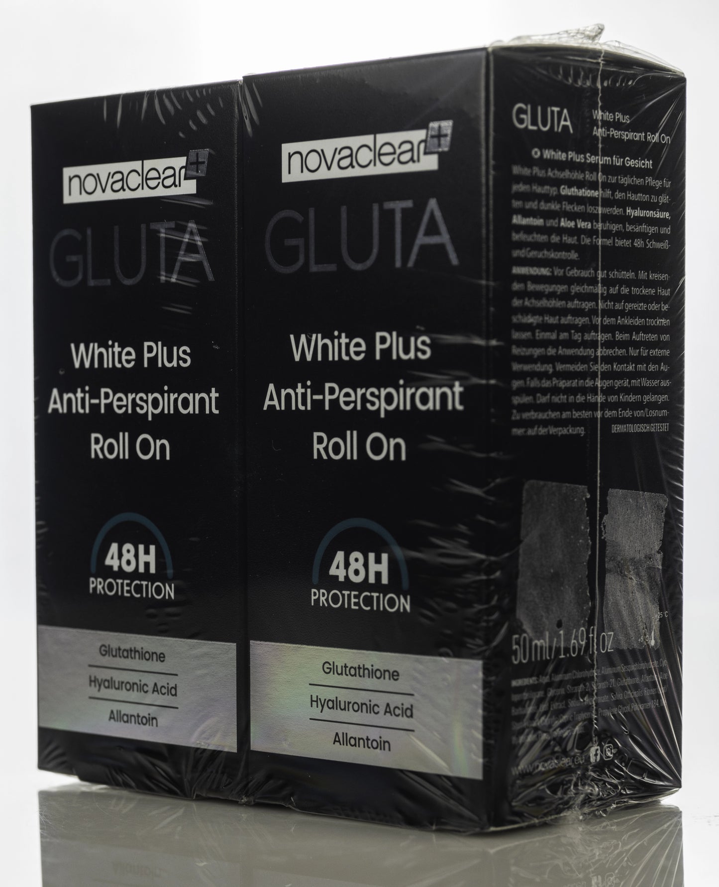 Novaclear Gluta White Plus Roll On 50 Ml 1+1 Offer