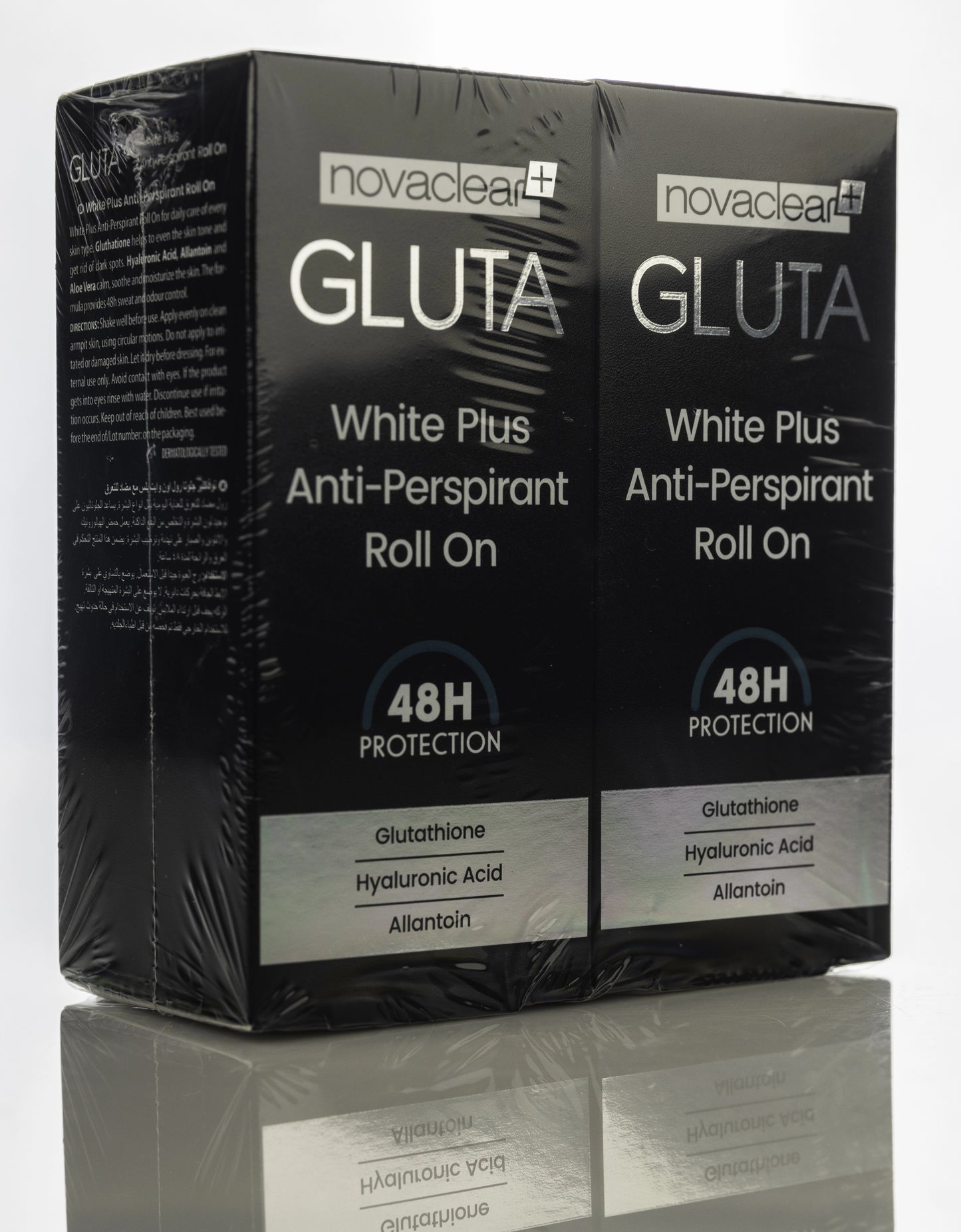 Novaclear Gluta White Plus Roll On 50 Ml 1+1 Offer