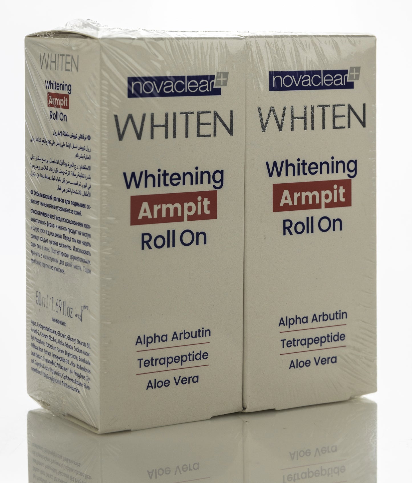 Novaclear Whitening Armpit Roll On 50 Ml 1+1 Offer