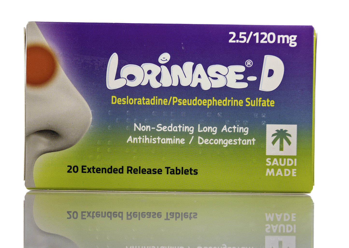 Lorinase-D 2.5/120Mg 20 Tablets