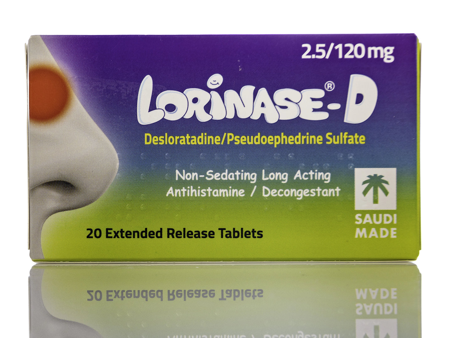 Lorinase-D 2.5/120Mg 20 Tablets