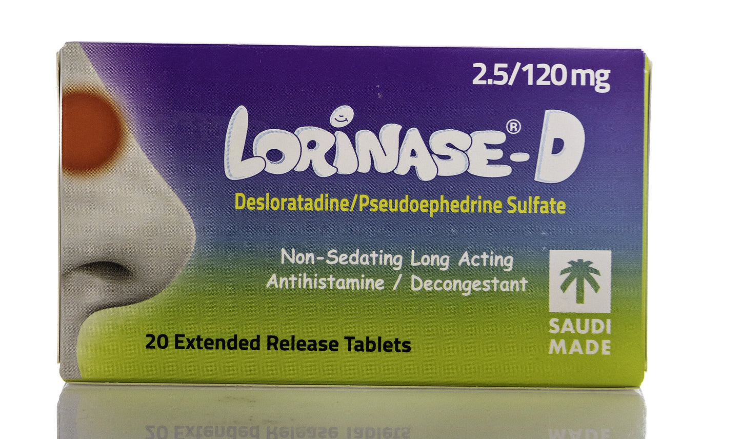 Lorinase-D 2.5/120Mg 20 Tablets