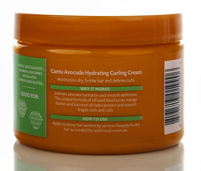 Cantu Avocado Hydrating Curling Cream 340 Gm