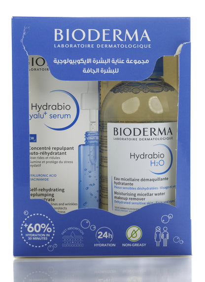 Bioderma Hydrabio Hyalu+ Serum 30ml+Bioderma Hydrabio H2O Micellar Water 250ml Skincare Set