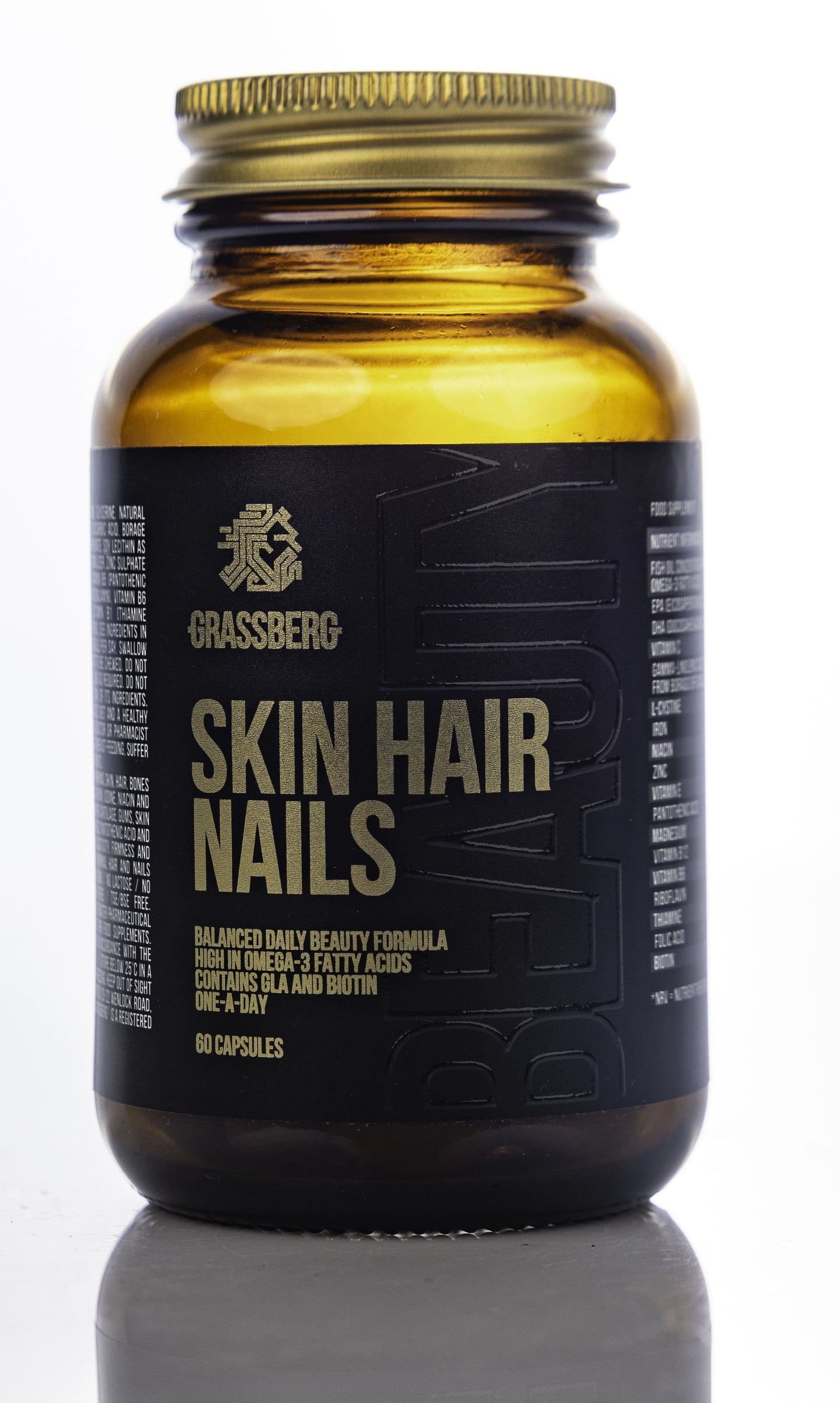 Grassberg Skin Hair Nails 60 Capsule