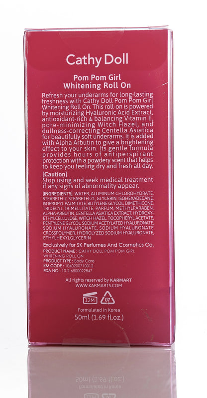 Cathy Doll Pom Pom Girl Whitening Roll On 50 Ml