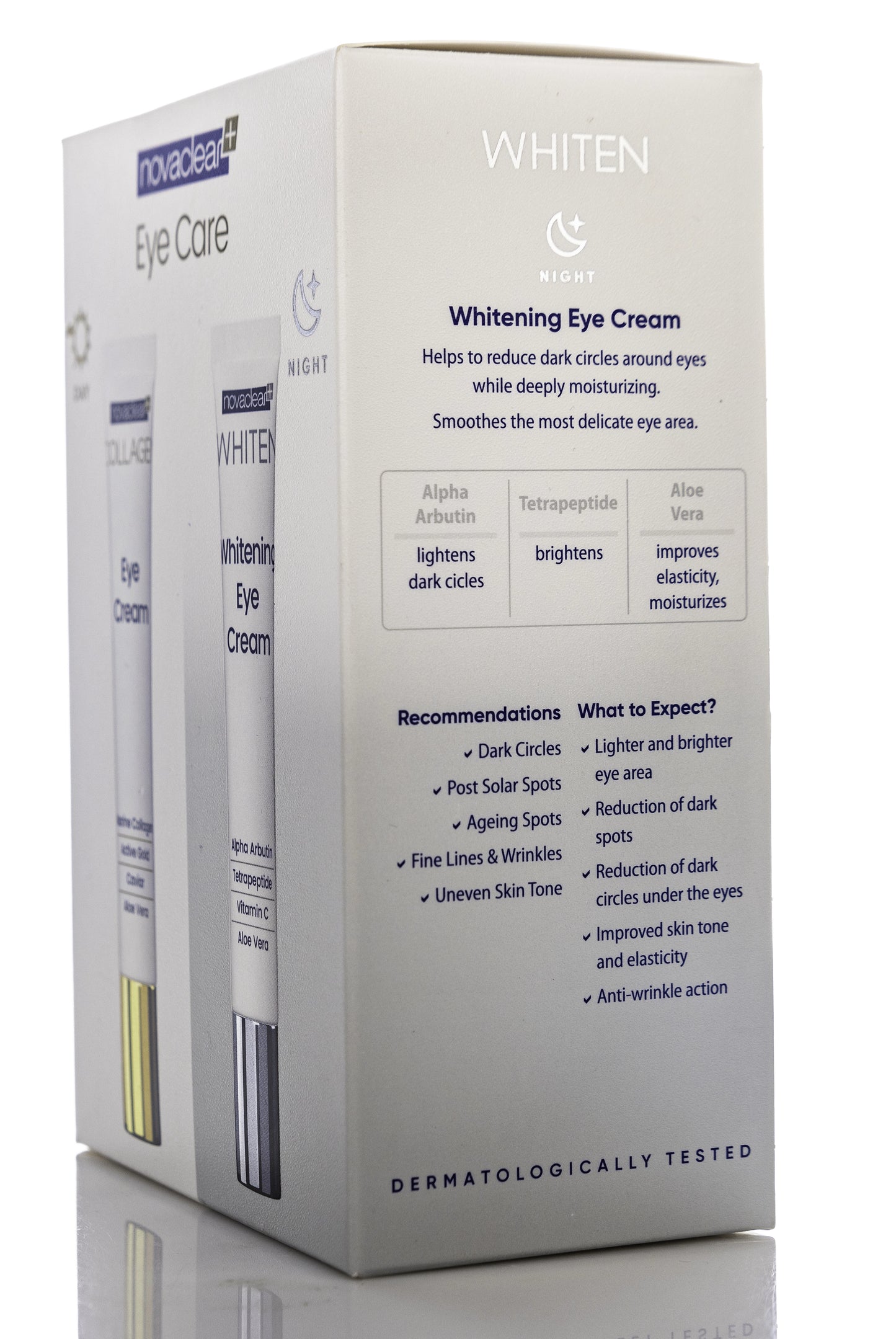 Novaclear  Eyecare[Collagen and White Eye Cream] Kit Offer