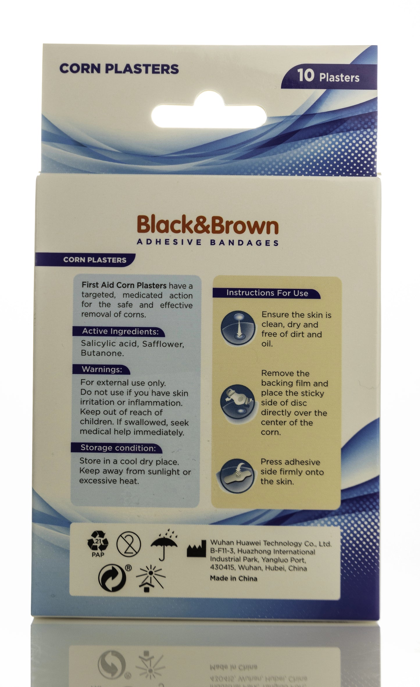 Black & Brown Corn Plaster 10 Pieces