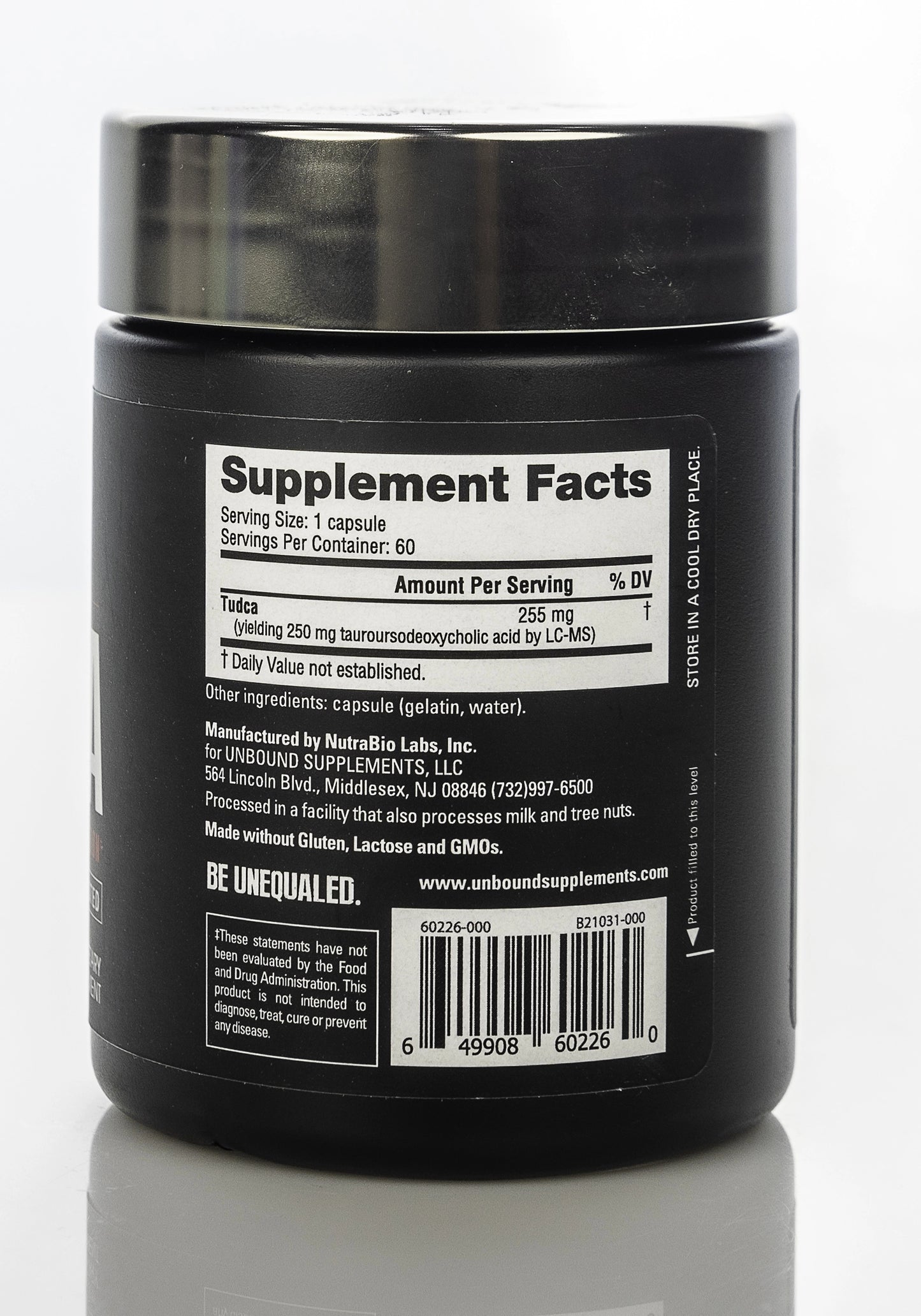 Nutrabio Unbound TUDCA 60 Capsules