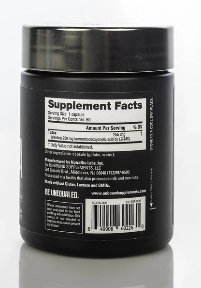 Nutrabio Unbound TUDCA 60 Capsules
