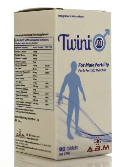 Twini M Male Fertility Support 90 Tablets