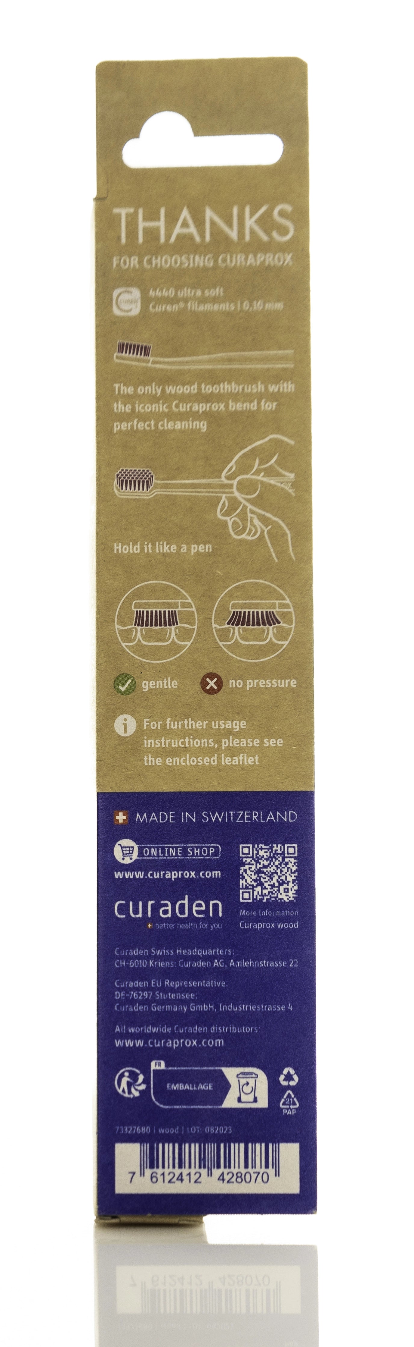 Curaprox Wood Ultra Soft Toothbrush