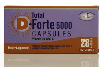 Total D-Forte Vitamin-D3 5000IU 28 Capsules