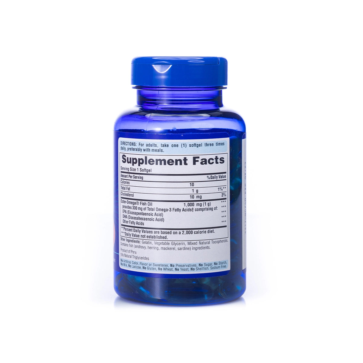 Puritan's Pride Omega3 1000mg 100 Softgels