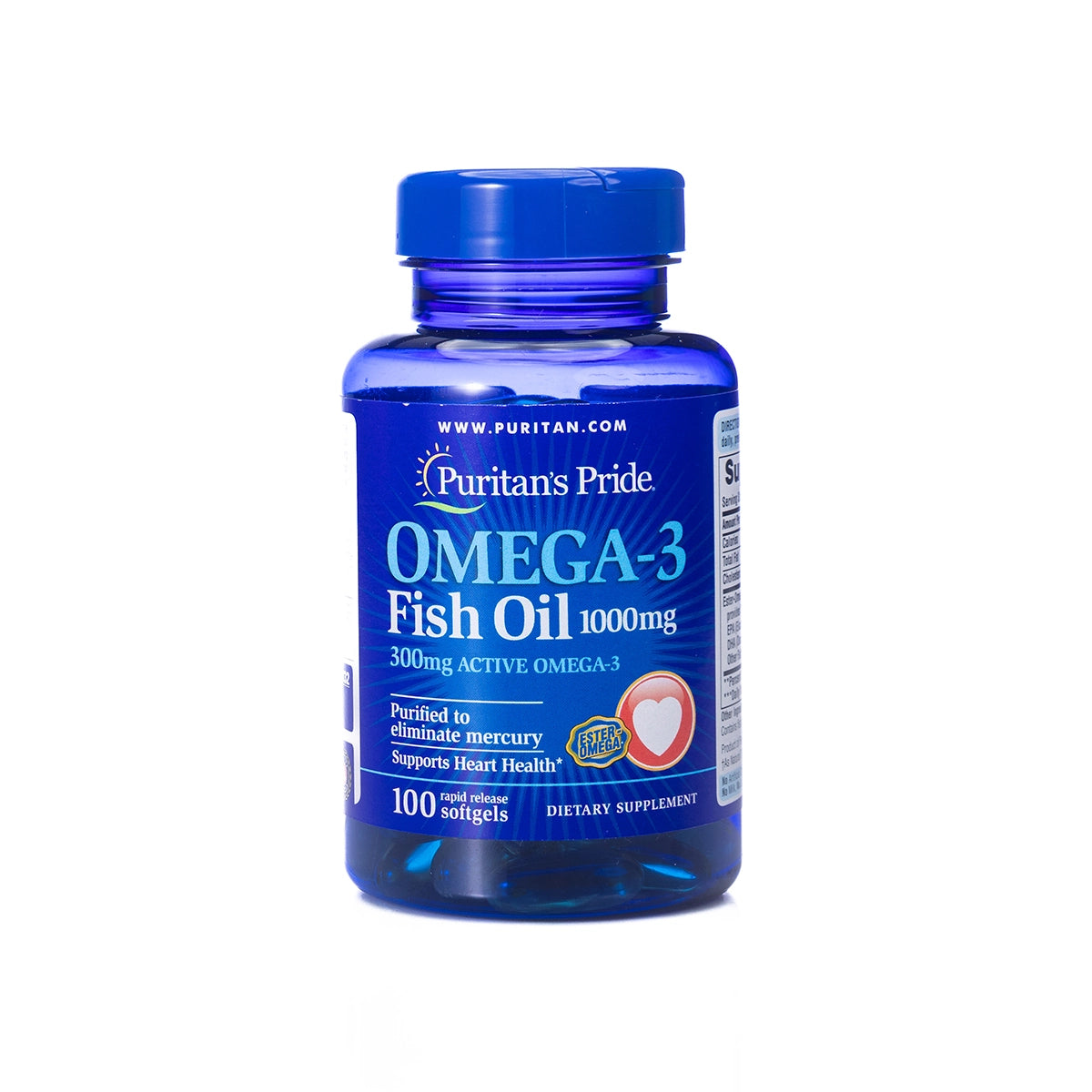Puritan's Pride Omega3 1000mg 100 Softgels