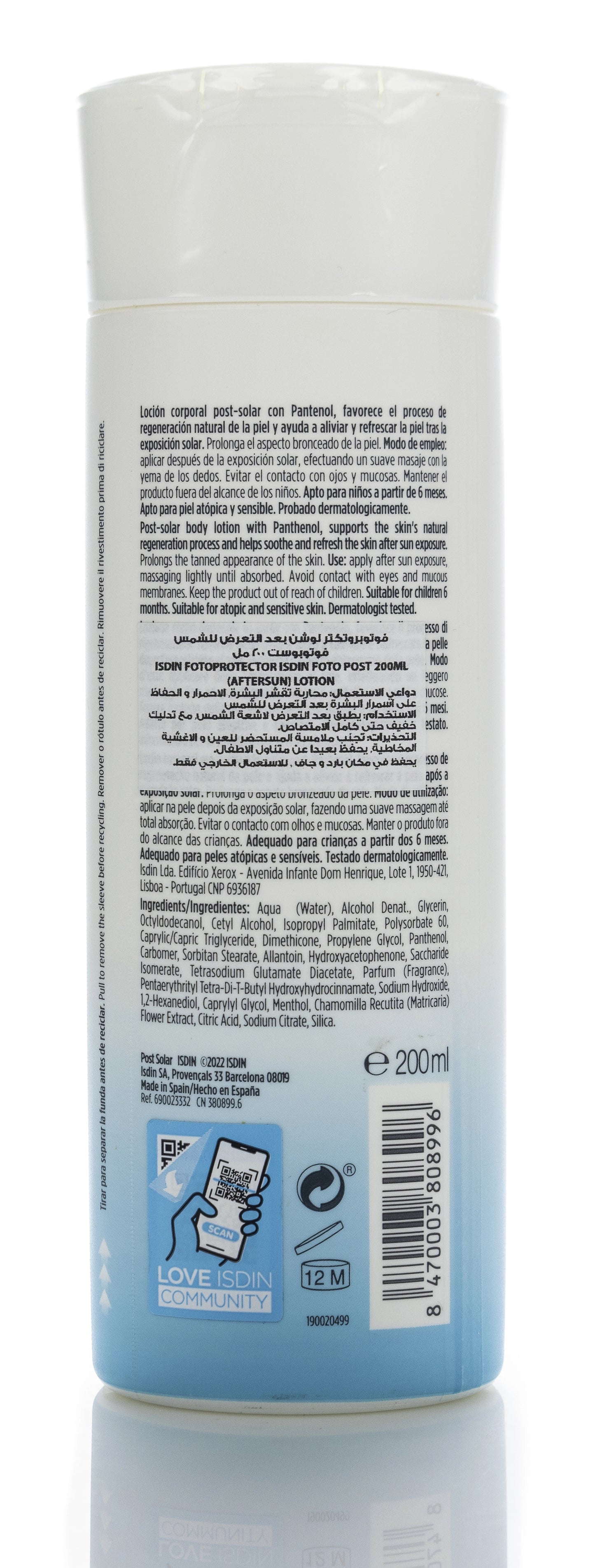 Isdin Post Solar After Sun Lotion 200 Ml