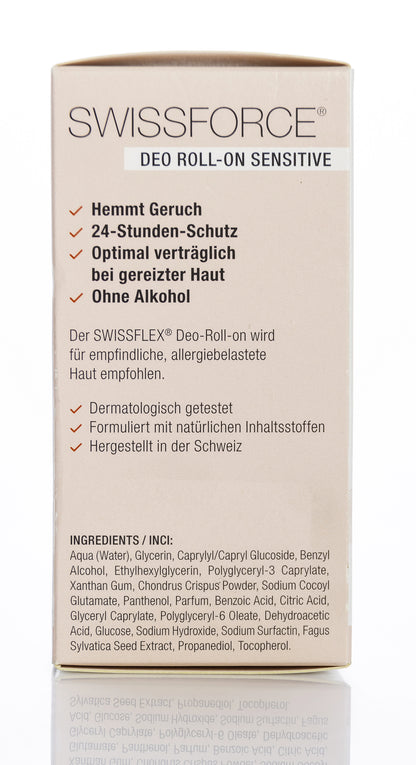 Swissforce Swissflex Sensitive Deodorant Roll 50 Ml