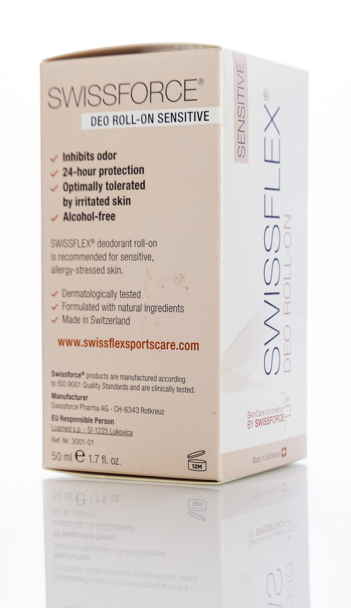 Swissforce Swissflex Sensitive Deodorant Roll 50 Ml