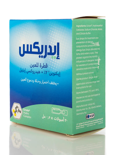 Idrex Allergy Eye Drops 20X0.5Ml