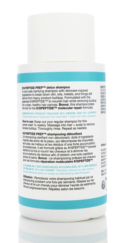 K18 Peptide Prep Detox shampoo 250 Ml