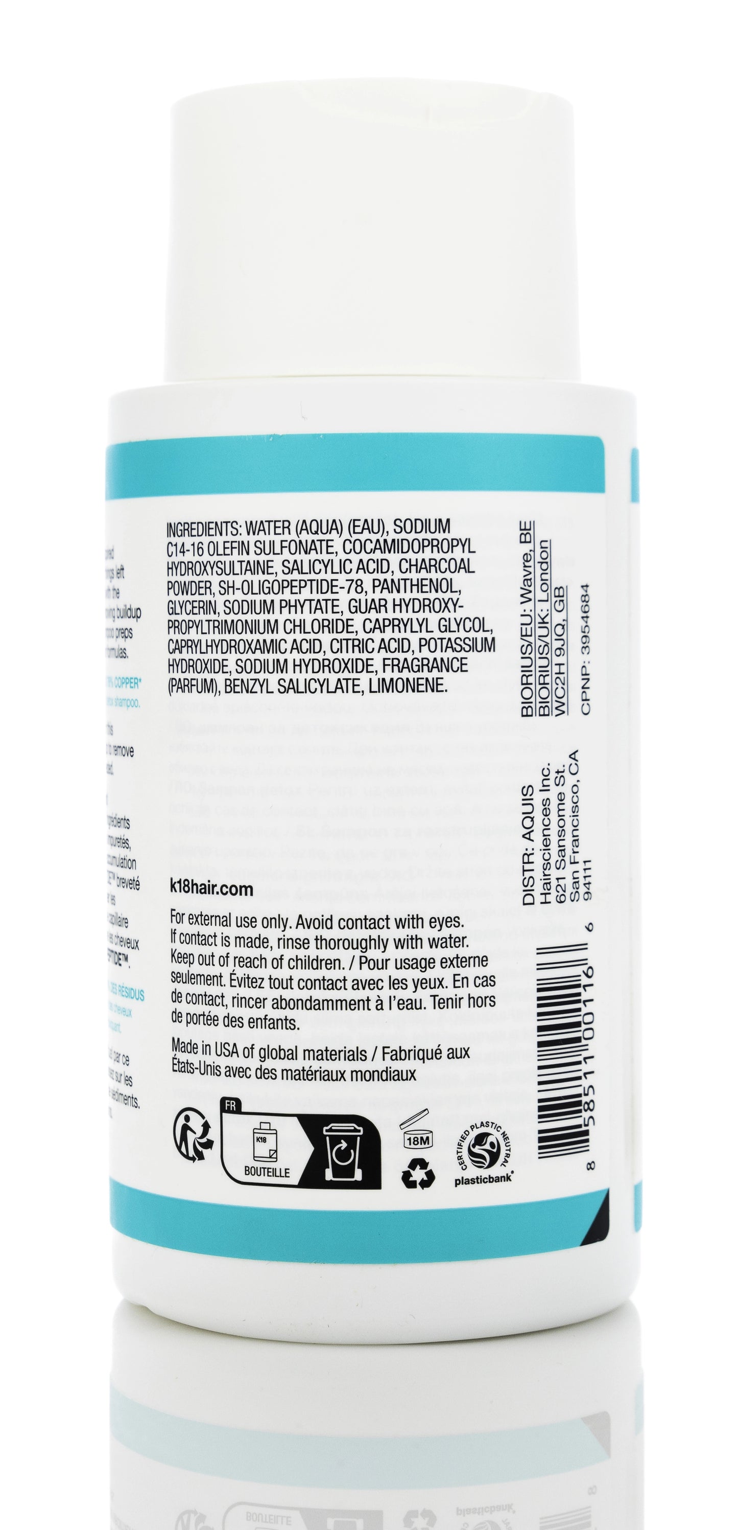 K18 Peptide Prep Detox shampoo 250 Ml