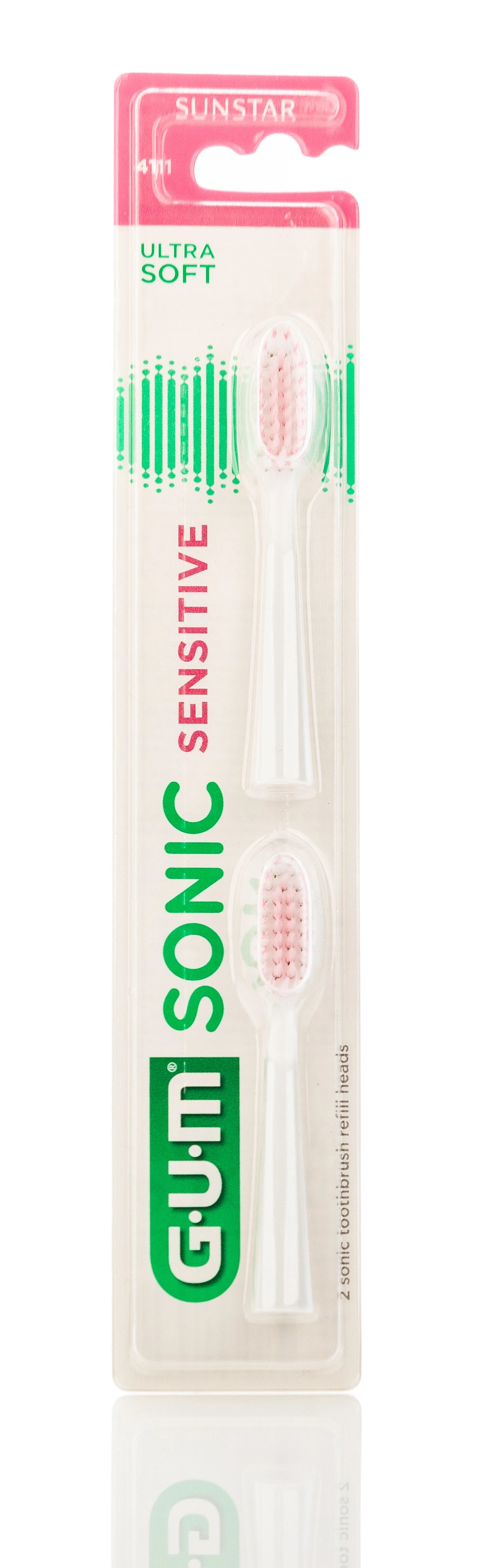 Gum Sonic Sensitive Toothbrush Refill Heads [4111]