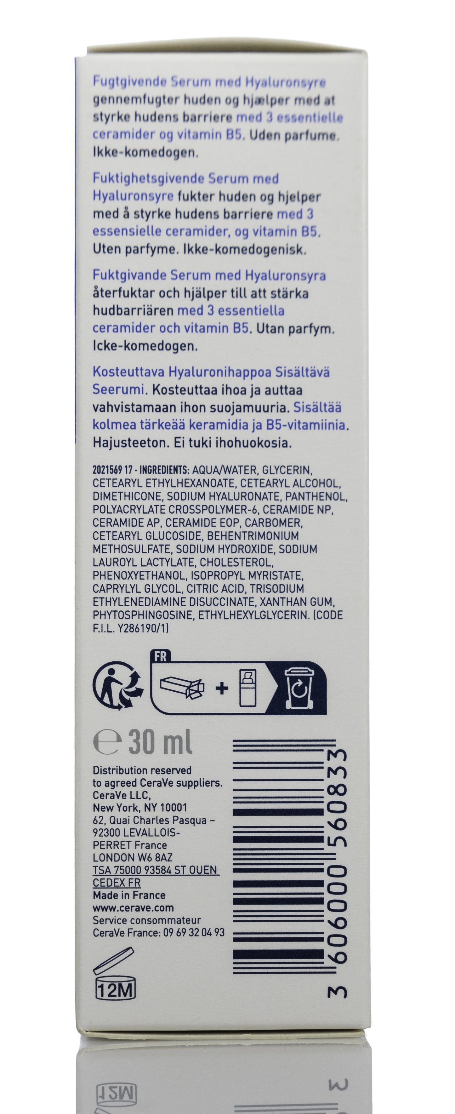 CeraVe Hyaluronic Acid Hydrating Serum 30 Ml