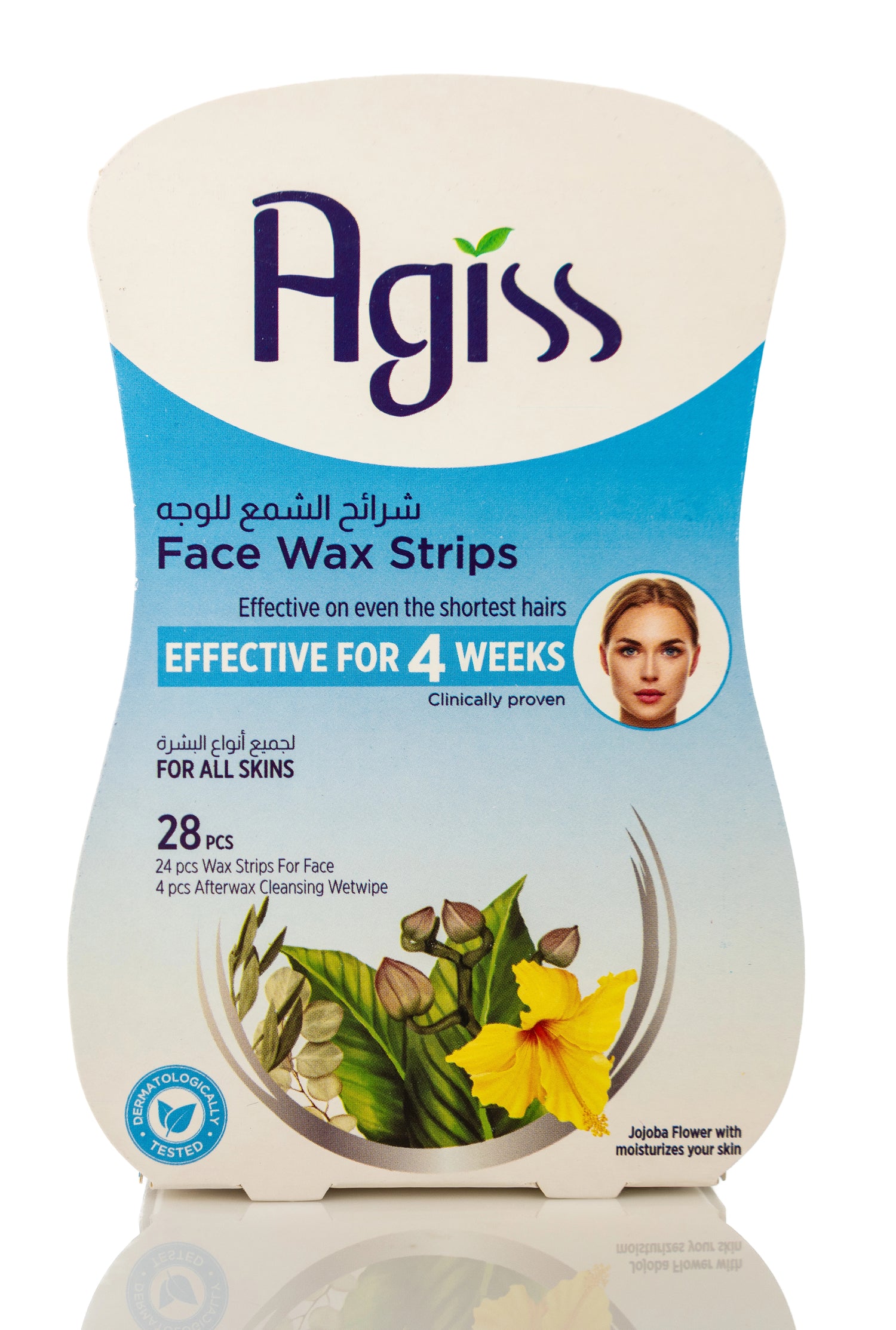 Agiss Face Wax Strips 28 Pieces
