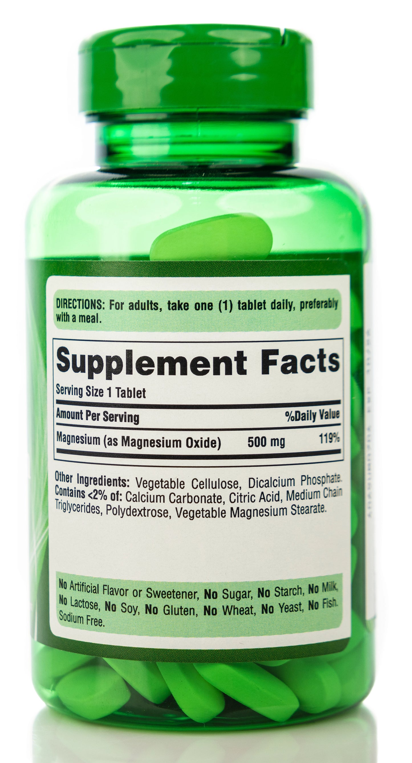Puritan's Pride Magnesium 500mg 100 Tablets