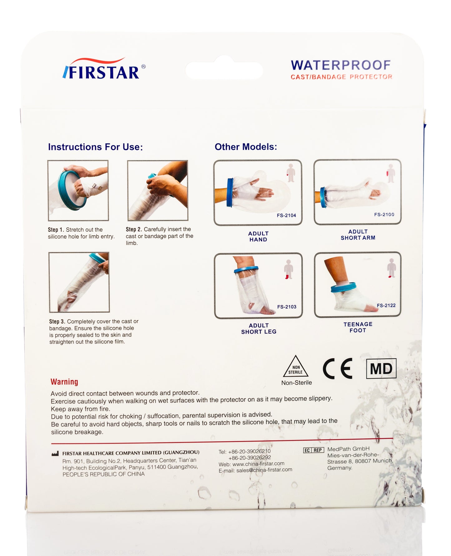 Firstar Cast Protector Adult Long Arm  Fs-2101