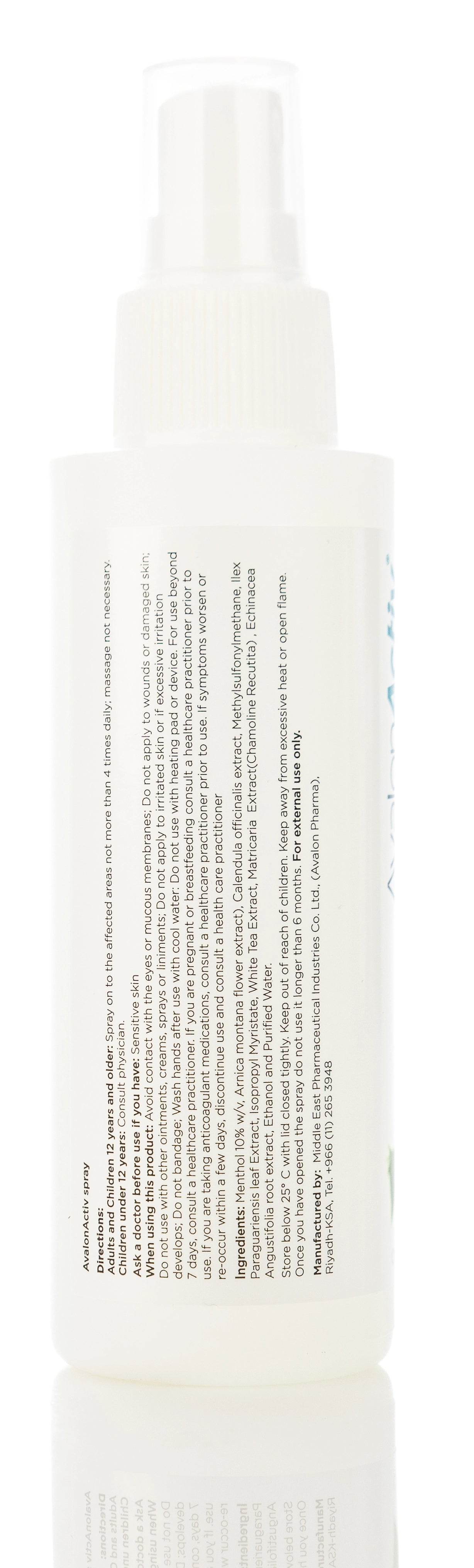 Avalon Activ Muscle&Joint Cold Spray 118Ml