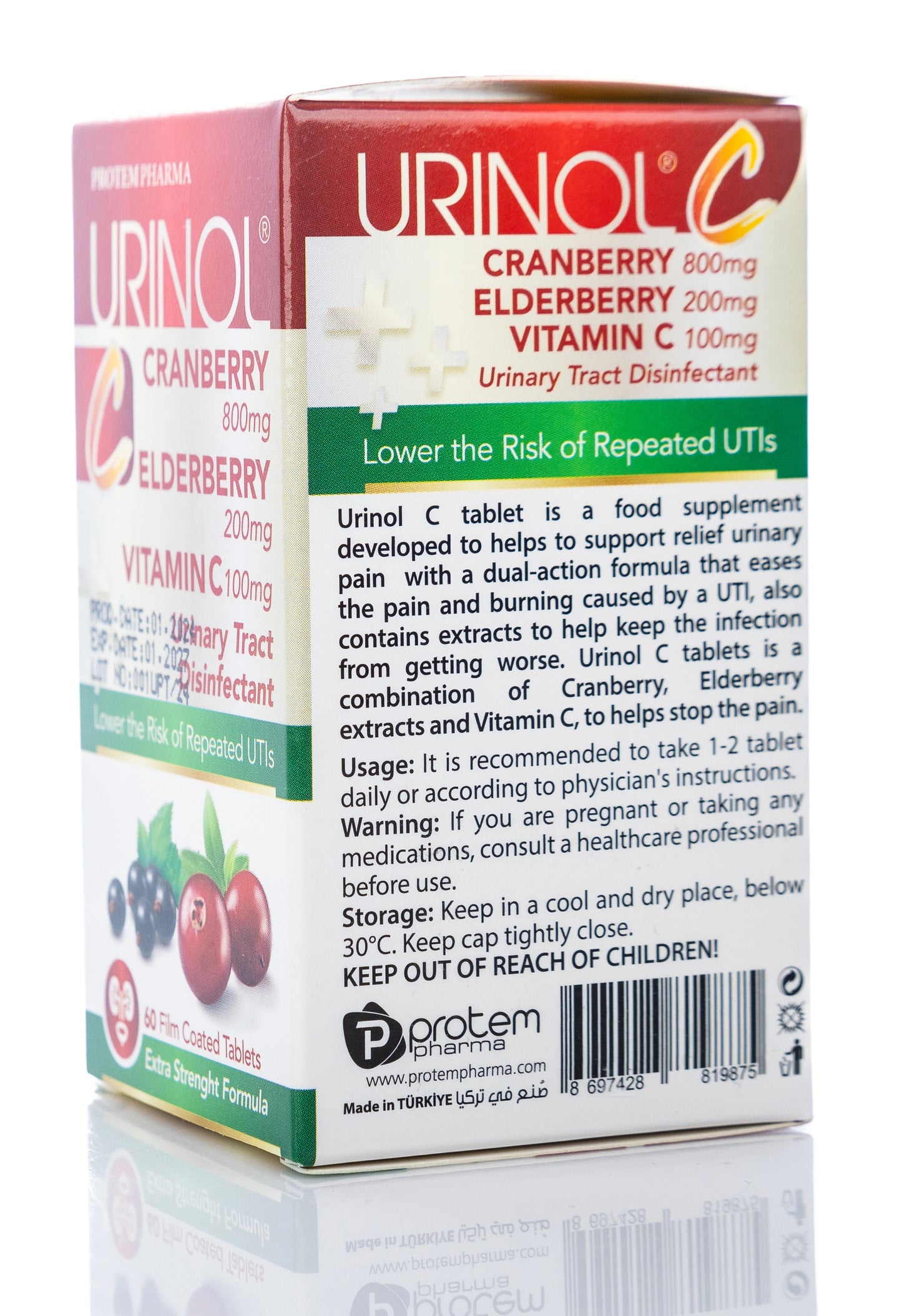 Urinol C 60 Tablets