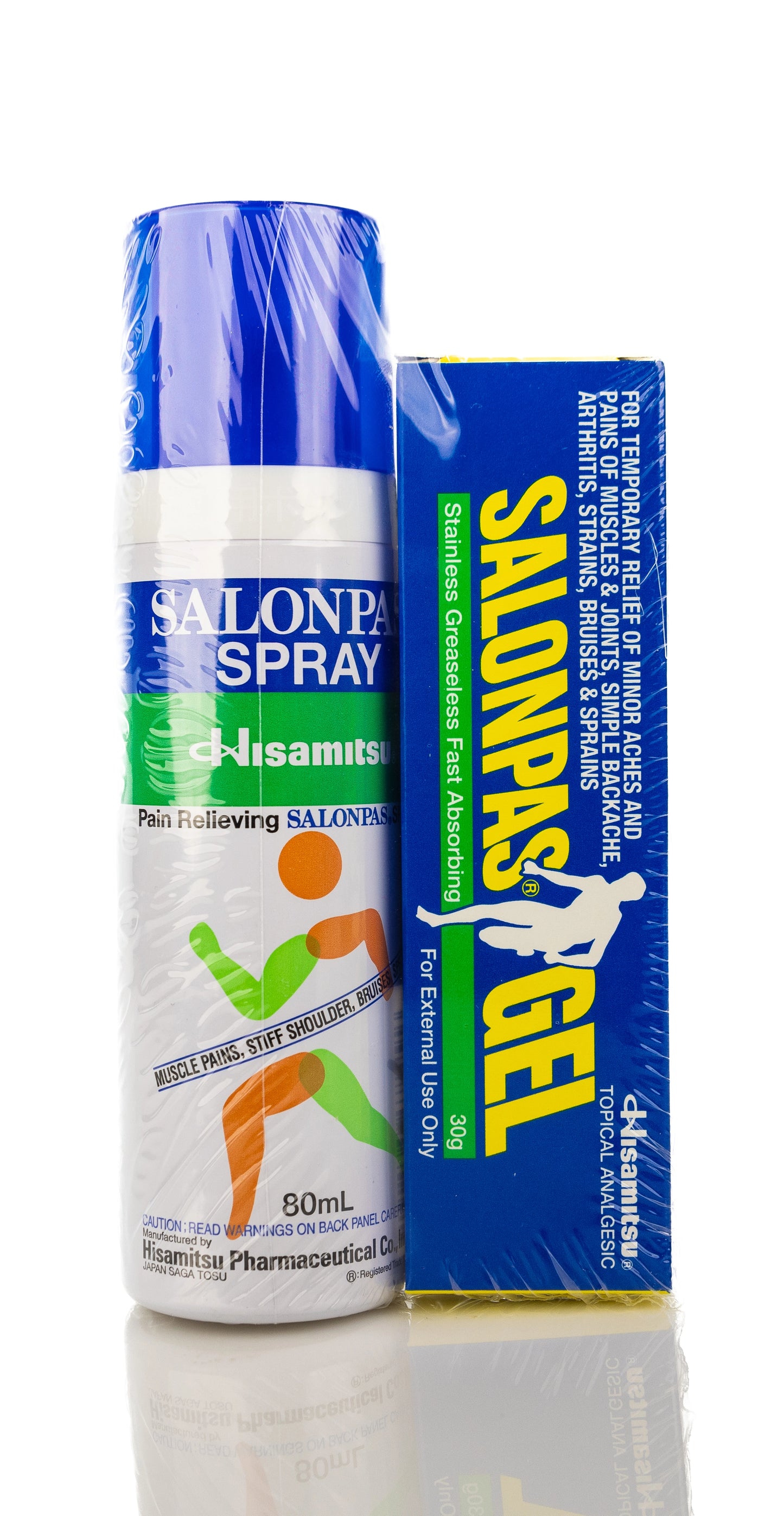 Salonpas Spray 80Ml+30Gm Gel Free