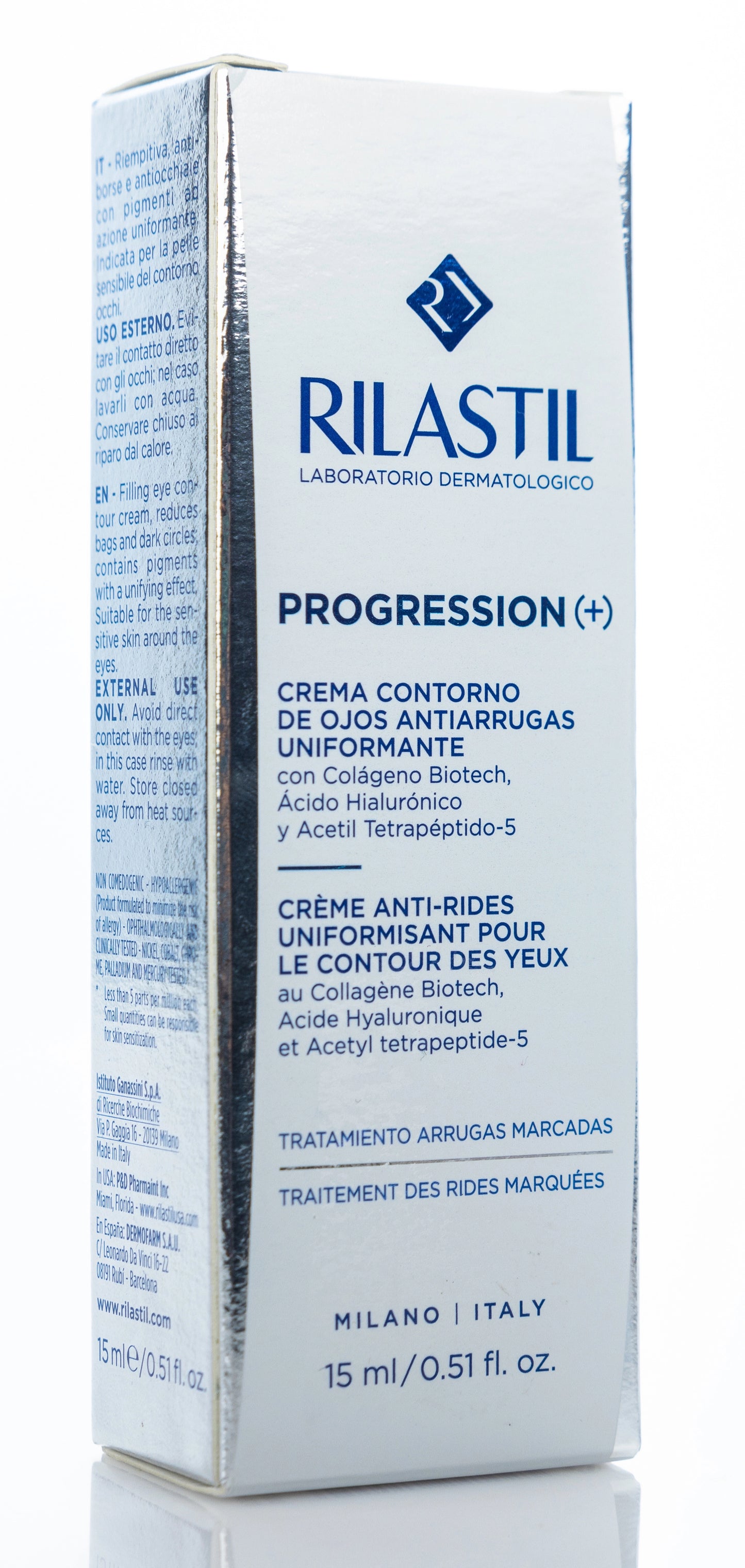 Rilastil Progression+ Uniforming Eye Contour Cream 15 Ml