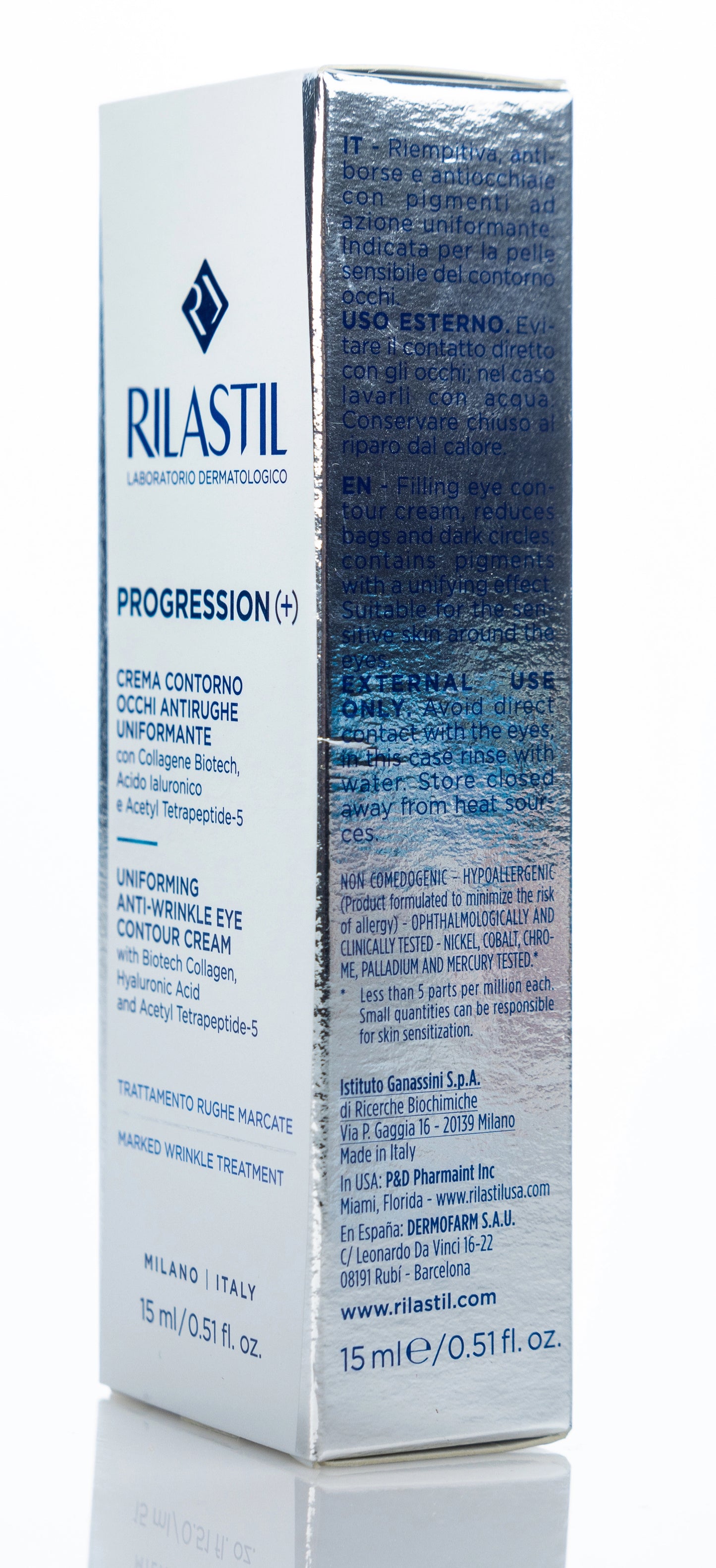 Rilastil Progression+ Uniforming Eye Contour Cream 15 Ml