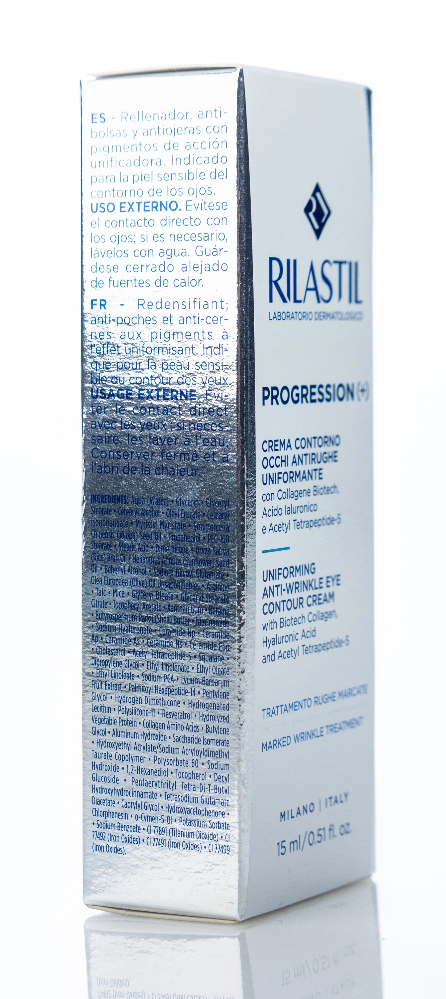 Rilastil Progression+ Uniforming Eye Contour Cream 15 Ml