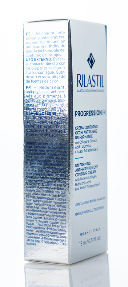 Rilastil Progression+ Uniforming Eye Contour Cream 15 Ml