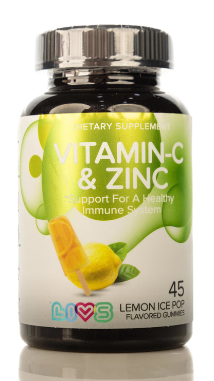 Livs Vitamin-C& Zinc 45 Gummies