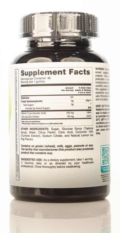 Livs Vitamin-C& Zinc 45 Gummies